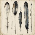 Calligraphy Feather Pen Set