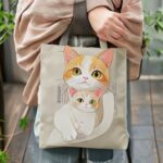 Cat Lover Anime Tote Bag