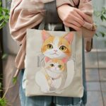Cat Lover Anime Tote Bag - Image 2