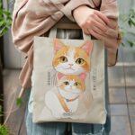 Cat Lover Anime Tote Bag - Image 3