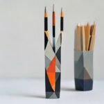 Geometric Pen Holder