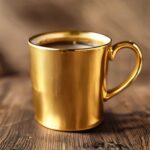 Gold Rimmed Premium Mug