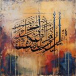 Islamic Calligraphy Canvas - Image 3