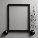 Minimalist Black Metal Frame