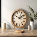 Minimalist Digital Wood Clock