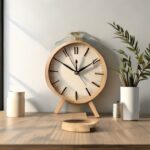 Minimalist Digital Wood Clock - Image 2