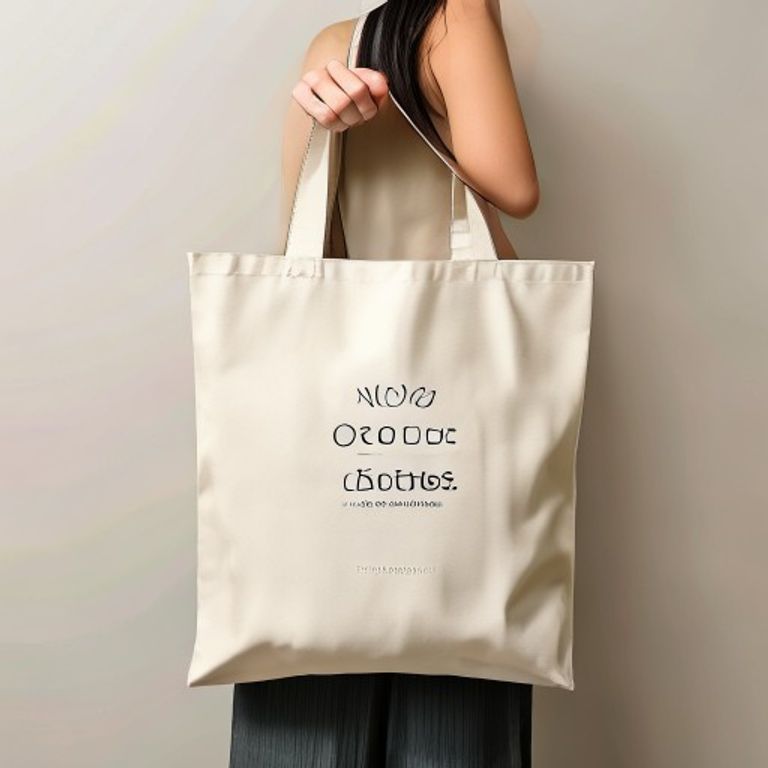 minimalist-quote-eco-bag-aesthetic-typography-tote-1.jpg Minimalist Quote Eco Bag - Image 1