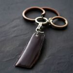 Premium Leather Car Keychain
