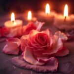 Rose Petal Romance Candle - Image 2