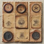 Vintage Wax Seal Stamp Set - Image 2