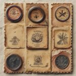 Vintage Wax Seal Stamp Set - Image 3