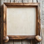 Vintage Wood Floating Frame